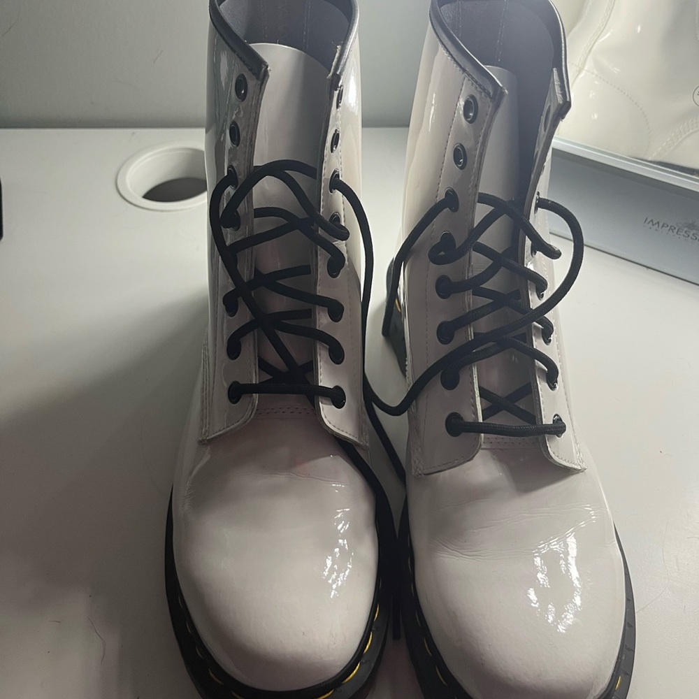 Doc Martens White Boots